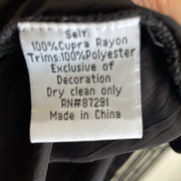 Johnny Was |Black Floral Embroidered Kimono with Fringe - Picture 8 of 11